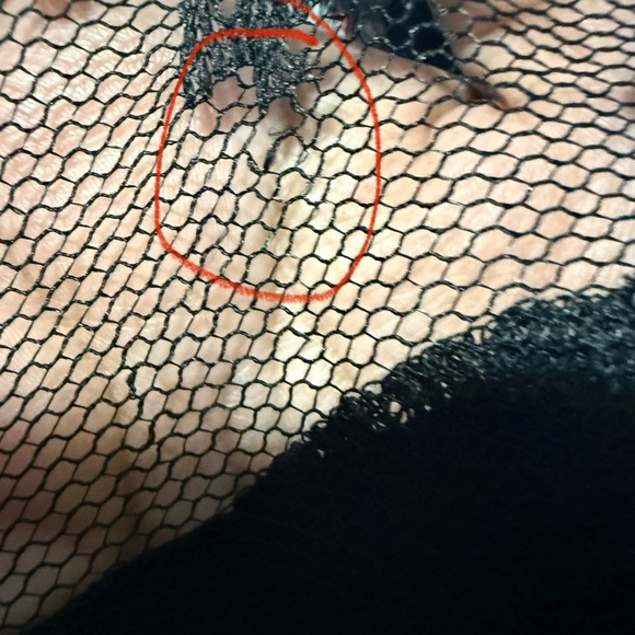 Boohoo Elegant Black Lace Jumpsuit size 6 - Picture 8 of 9